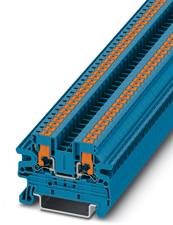 Phoenix Contact - PTV 2,5 BU - Bloc de jonction simple