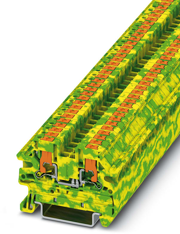 Phoenix Contact - PTV 2,5-PE - Bloc de jonction avec raccordement terre