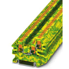 Phoenix Contact - PTV 2,5-TWIN-PE - Bloc de jonction avec raccordement terre