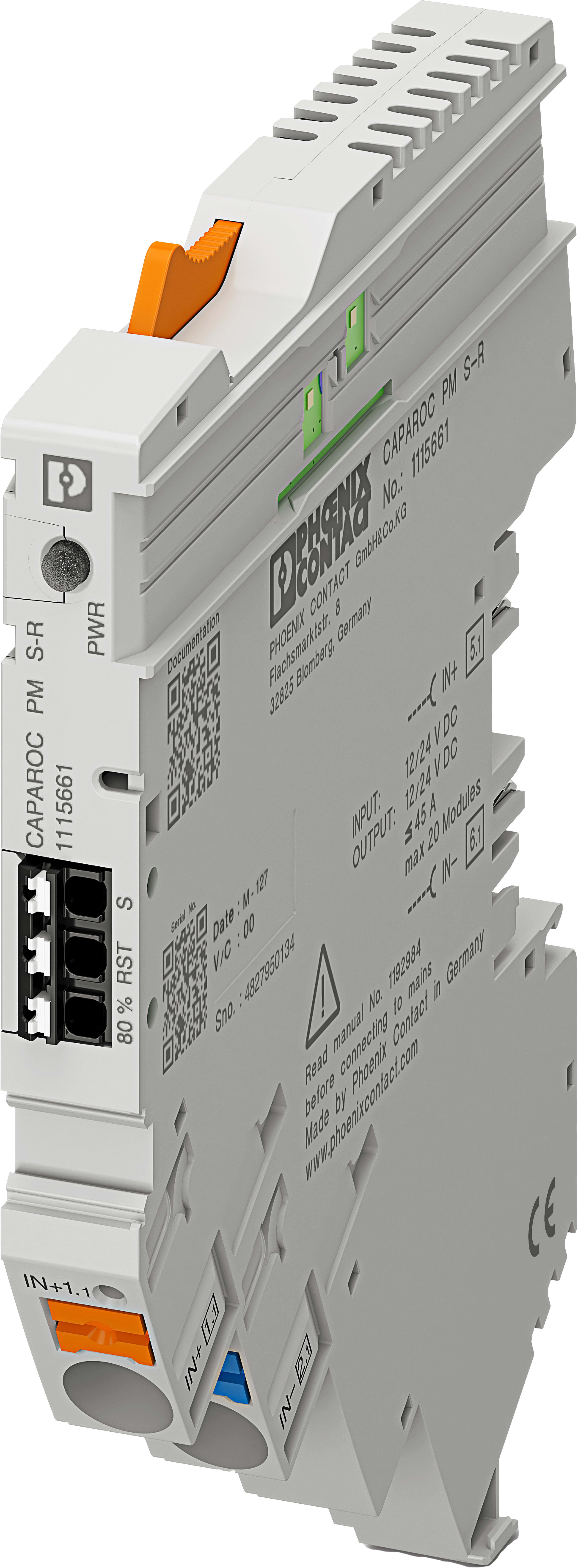Phoenix Contact - Disjoncteur électronique configurable 12/24VDC - Module alimentation S/Reset