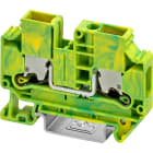 Phoenix Contact - XTV 6-PE - Bloc de jonction PUSH-X vertical, avec raccordement terre