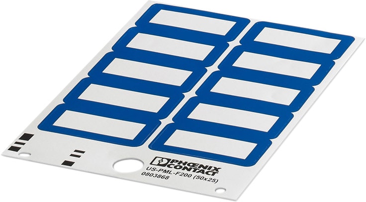 Phoenix Contact - Repérage d'appareil autocollant US-PML-F200 (50X25)