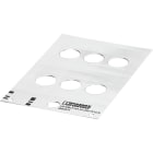 Phoenix Contact - Repérage d'appareil autocollant US-EMLP-HA 24 (30X15/12,5)