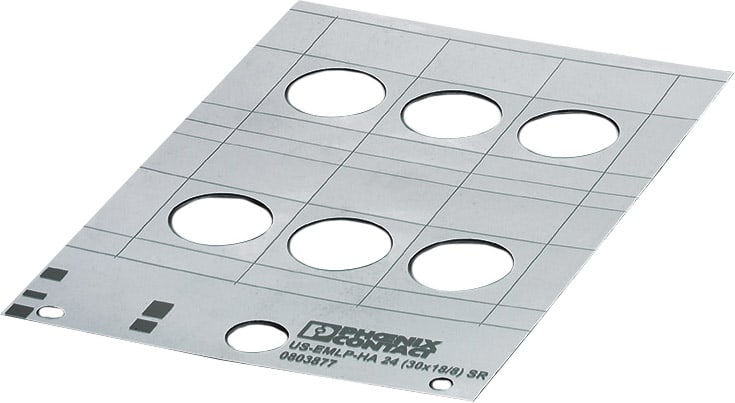 Phoenix Contact - Repérage d'appareil autocollant US-EMLP-HA 24 (30X18/8) SR