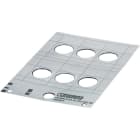 Phoenix Contact - Repérage d'appareil autocollant US-EMLP-HA 24 (30X18/8) SR