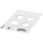 Phoenix Contact - US-EMLP-HA 30 (45X10) - Repérage d'appareil autocollant US-EMLP-HA 30 (45X10)