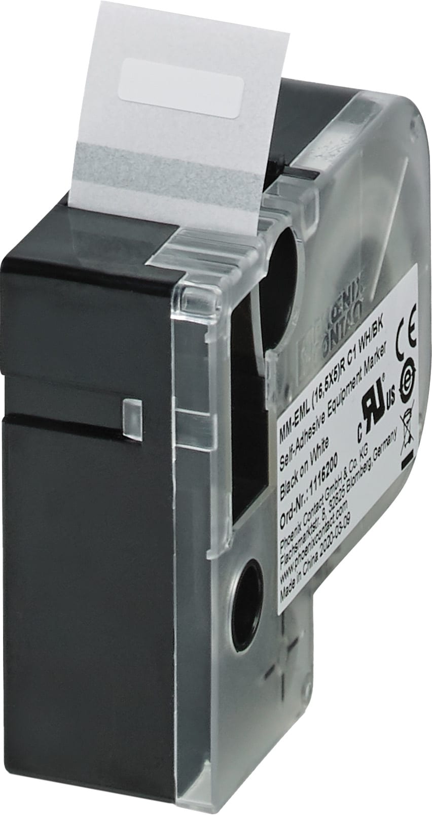 Phoenix Contact - Repérage d'appareil autocollant MM-EML (16,5X5)R C1 WH/BK