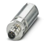 Phoenix Contact - Connecteur M12, codage S, mâle droit, 4P, push-lock, blindé, diam. 6 à 11 mm