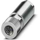 Phoenix Contact - Connecteur M12, codage K, femelle droit, 5P, push-lock, blindé, diam. 8 à 13 mm