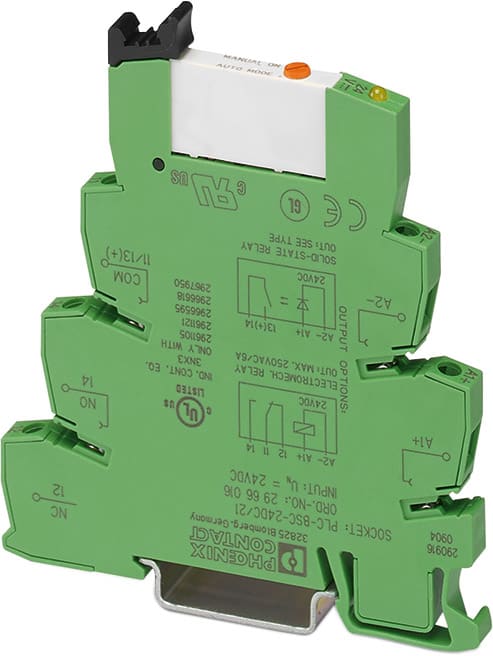 Phoenix Contact - PLC-RSC- 24UC/21AU/MS - Module à relais PLC-RSC- 24UC/21AU/MS