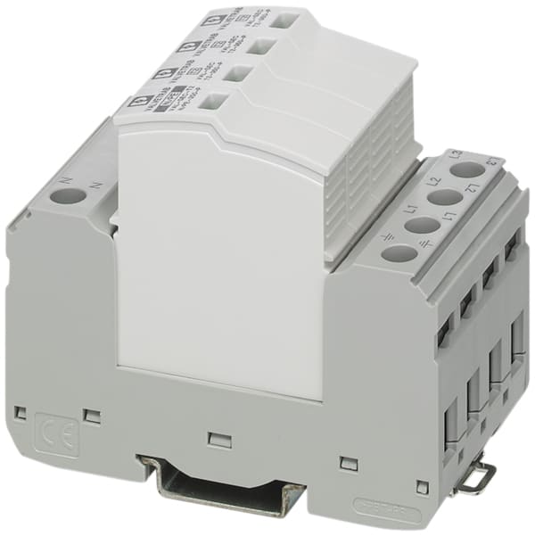 Phoenix Contact - Parafoudre Tri+N - T2 - Uc:350VAC - In: 20kA - avec contact o/f - TT/TN