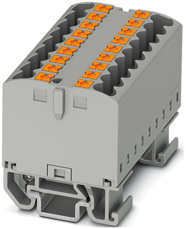 Phoenix Contact - PTFIX 6X2,5-NS15A GY - PTFIX 6X2,5-NS15A GY - Bloc répartiteur PTFIX