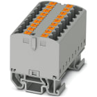 Phoenix Contact - PTFIX 12X2,5-NS15A RD - Bloc répartiteur PTFIX