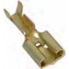 MECATRACTION - CLIPS NON ISOLE A FUT OUVERT 6,35x0,8 ETAMEE