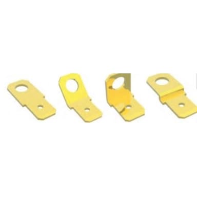MECATRACTION - LANGUETTE A FUT OUVERT NON ISOLEE 6,35x0,8 EN LAITON ETAME