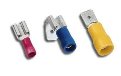 MECATRACTION - CLIPS PREISOLE RENF 2,8x0,5 ROUGE 0,34-1,5MM² NFF00363 EN 45545