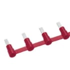 MECATRACTION - EMBOUT DE CABLE EN BANDE ROUGE 0,34-1,5MM² LARGEUR 2.8 PVC UL
