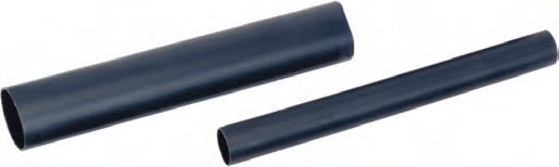 MECATRACTION - GAINE THERMORETRACTABLE ADHESIVE NOIRE DIA.13/4,1MM