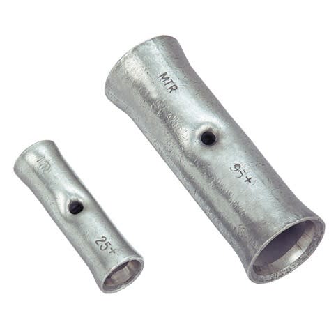 Manchons de jonction à sertir - Ø 16mm² - L= 34 mm - pour câble souple de  16 mm² - par 50 pièces KENT MARINE MJ016 