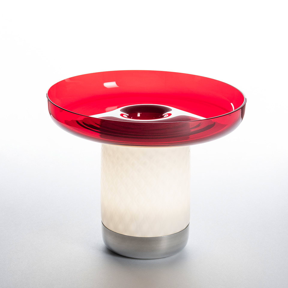 Artemide - BONTA' CORPO+PIATTO VETRO ROSSO