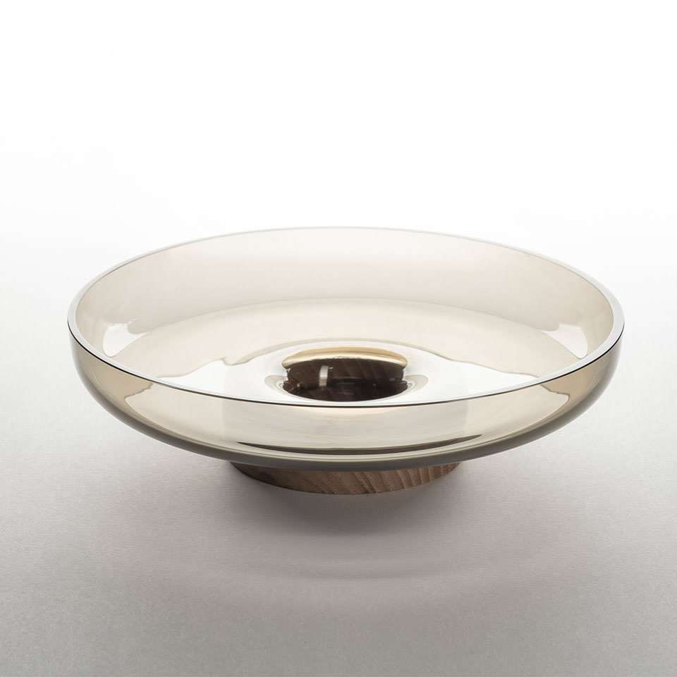 Artemide - BONTA' BASE+PIATTO VETRO GRIGIO