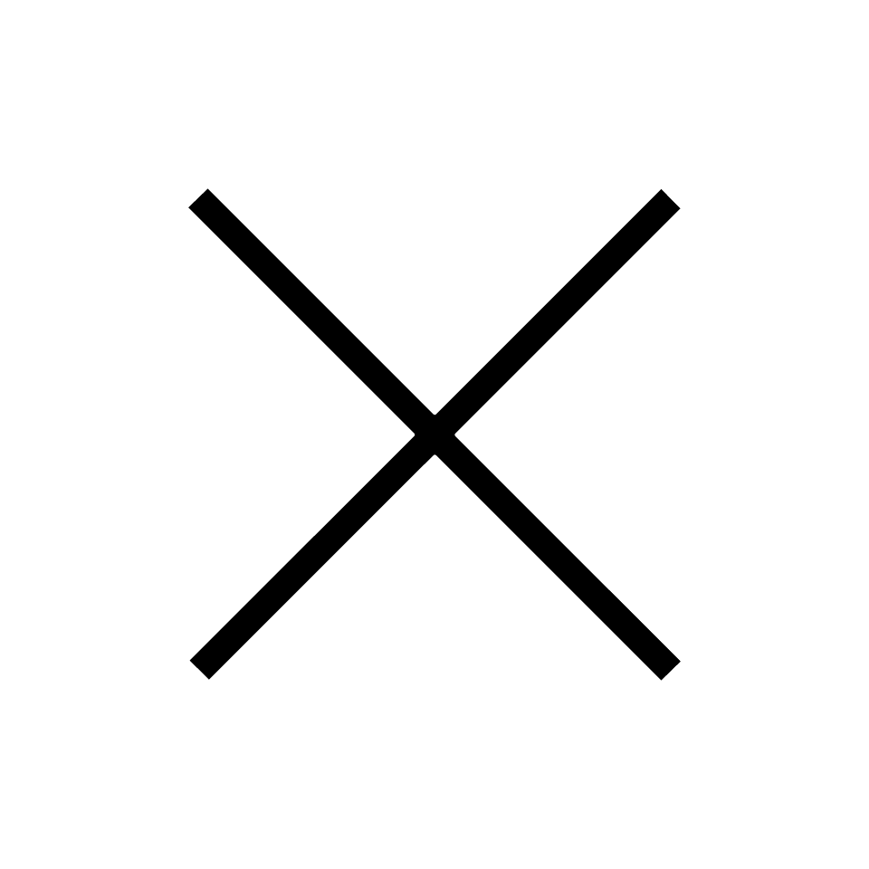 Artemide - Alphabet of Light W "X" uppercase