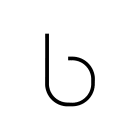 Artemide - Alphabet of Light W "b" lowercase