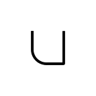 Artemide - Alphabet of Light W "u" lowercase