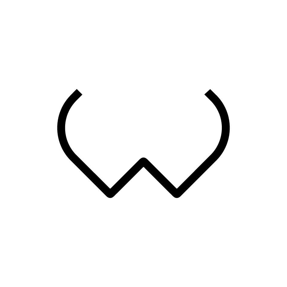 Artemide - Alphabet of Light W "w" lowercase