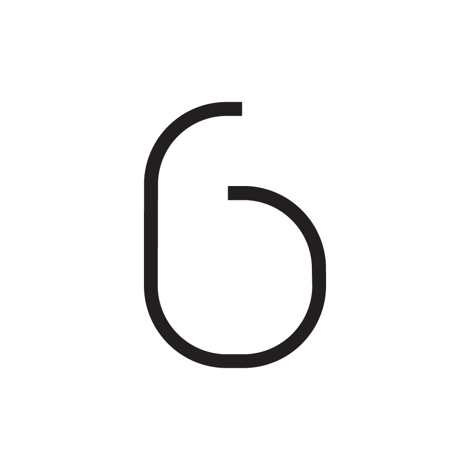 Artemide - Alphabet of Light W "6" + supp