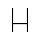 Artemide - Alphabet of Light W "H" uppercase + supp