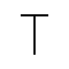 Artemide - Alphabet of Light W "T" uppercase + supp