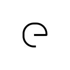 Artemide - Alphabet of Light W "e" lowercase + supp