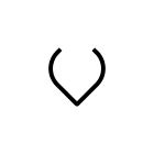 Artemide - Alphabet of Light W "v" lowercase + supp