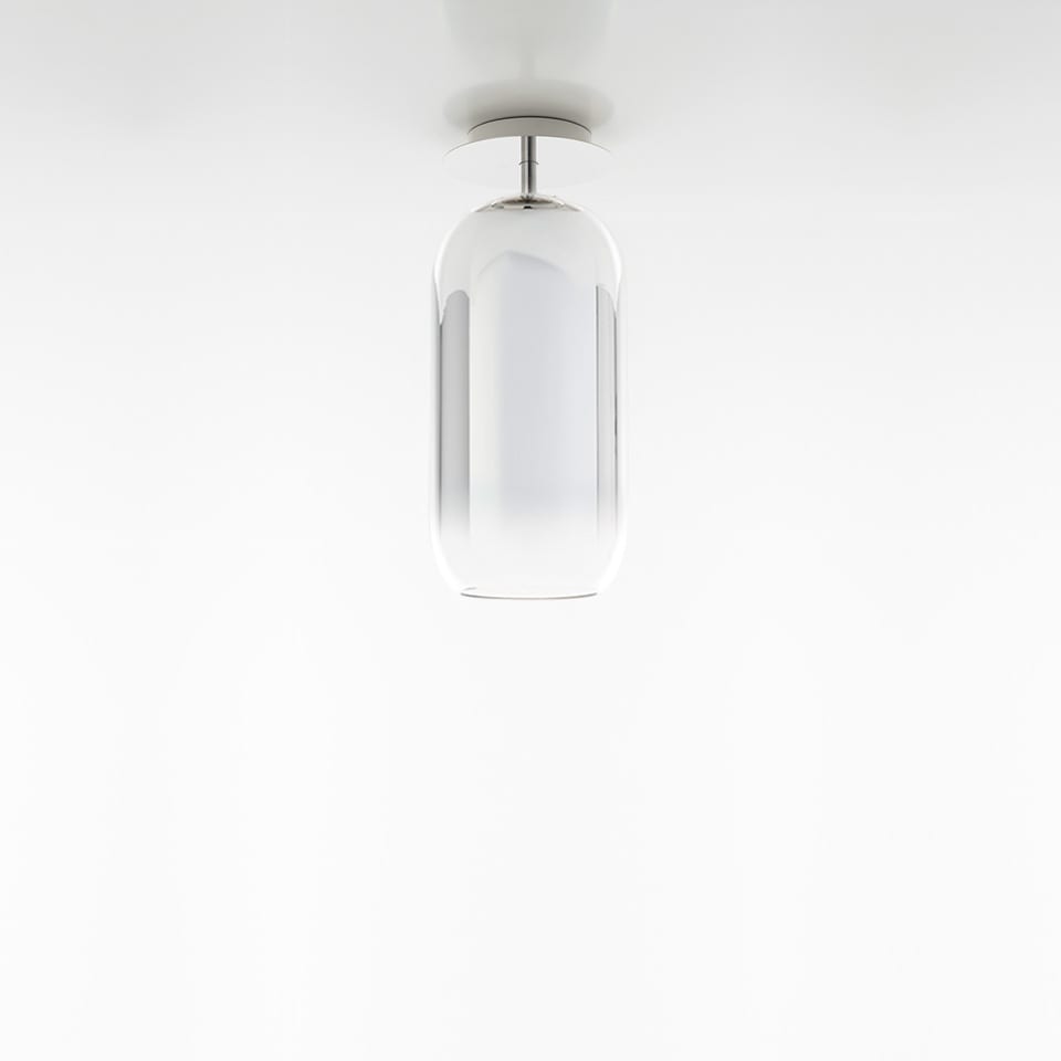 Artemide - GOPLE LAMP MINI C ARGENTO METALLIZZ.