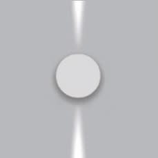 Artemide - EFFETTO 16R PARETE LED NL 3000K BCO