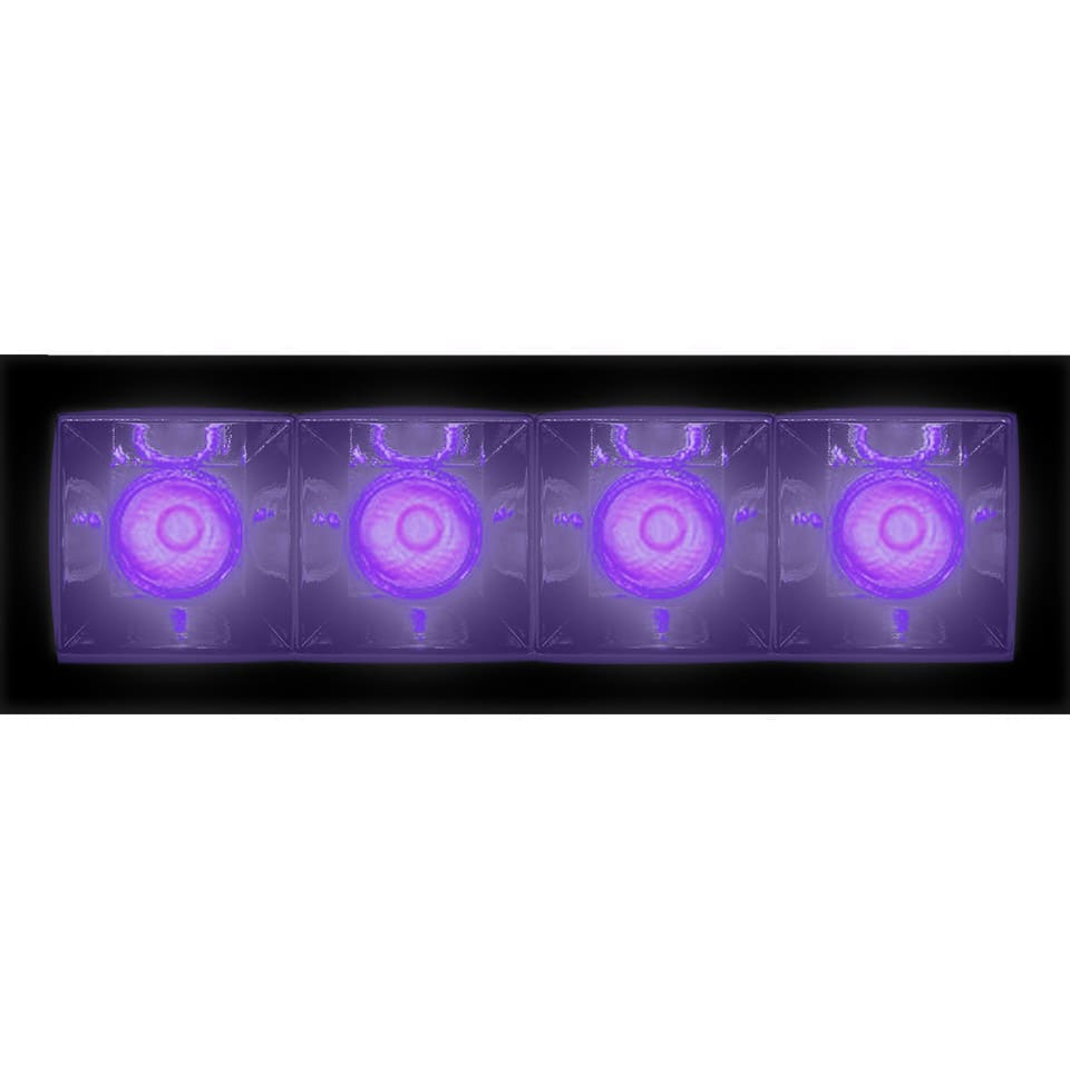 Artemide - Sharp 4X Violet Integralis FL - Recessed - Trim - Black -External driver