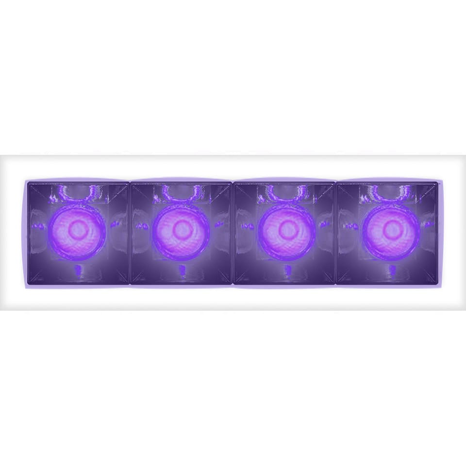 Artemide - Sharp 4X Violet Integralis WF - Recessed - Trim - White -External driver