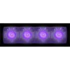 Artemide - Sharp 4X Violet Integralis XF - Recessed - Trim - Black -External driver