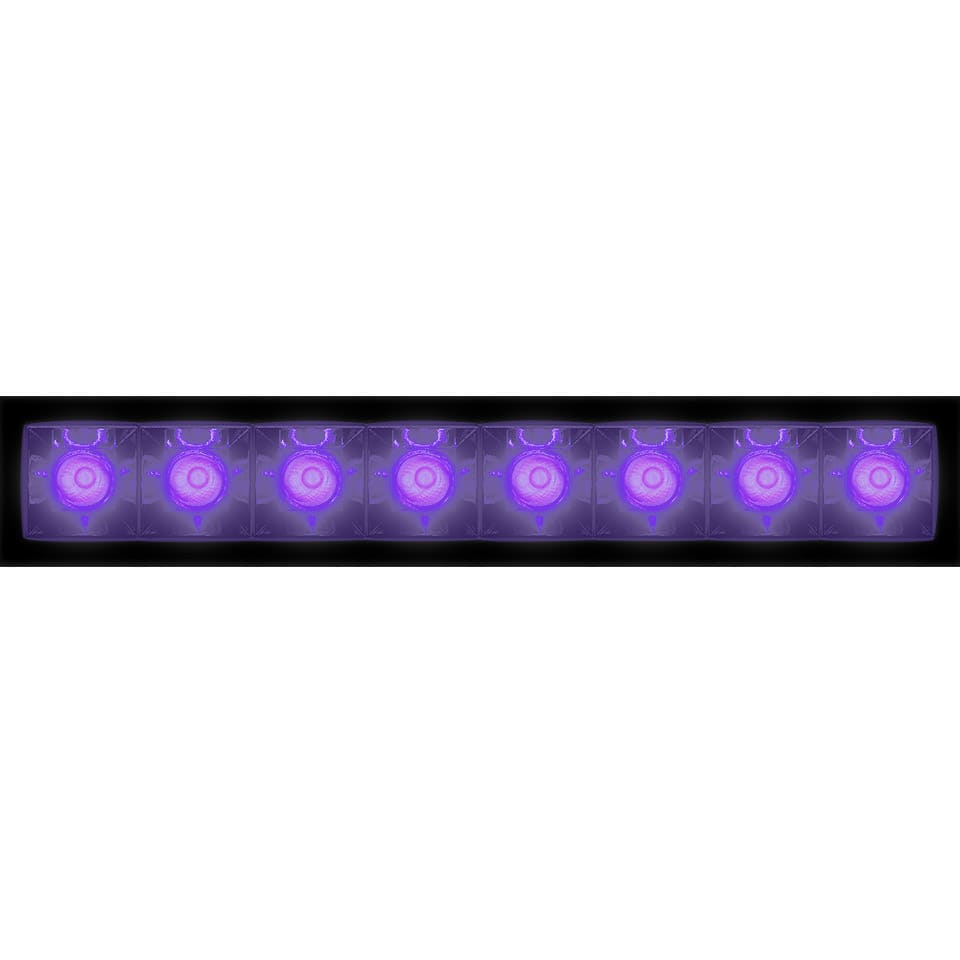 Artemide - Sharp 8X Violet Integralis XF - Recessed - Trim -Black -External driver