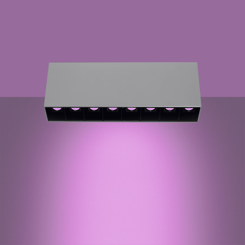 Artemide - Sharp 8X Violet Integralis XF -SMD - Silver - Driver on-off inside