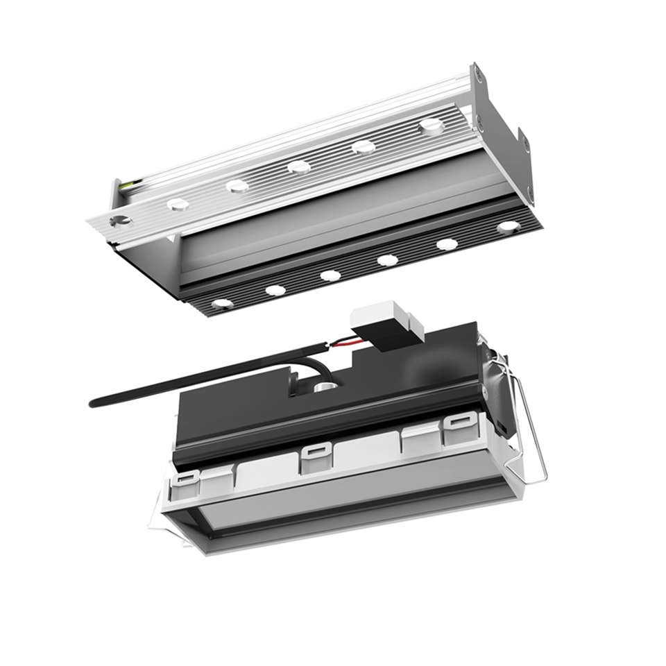 Artemide - SHARP.RCS.TLESS.16X 44W 940 WW RIFL.BCO