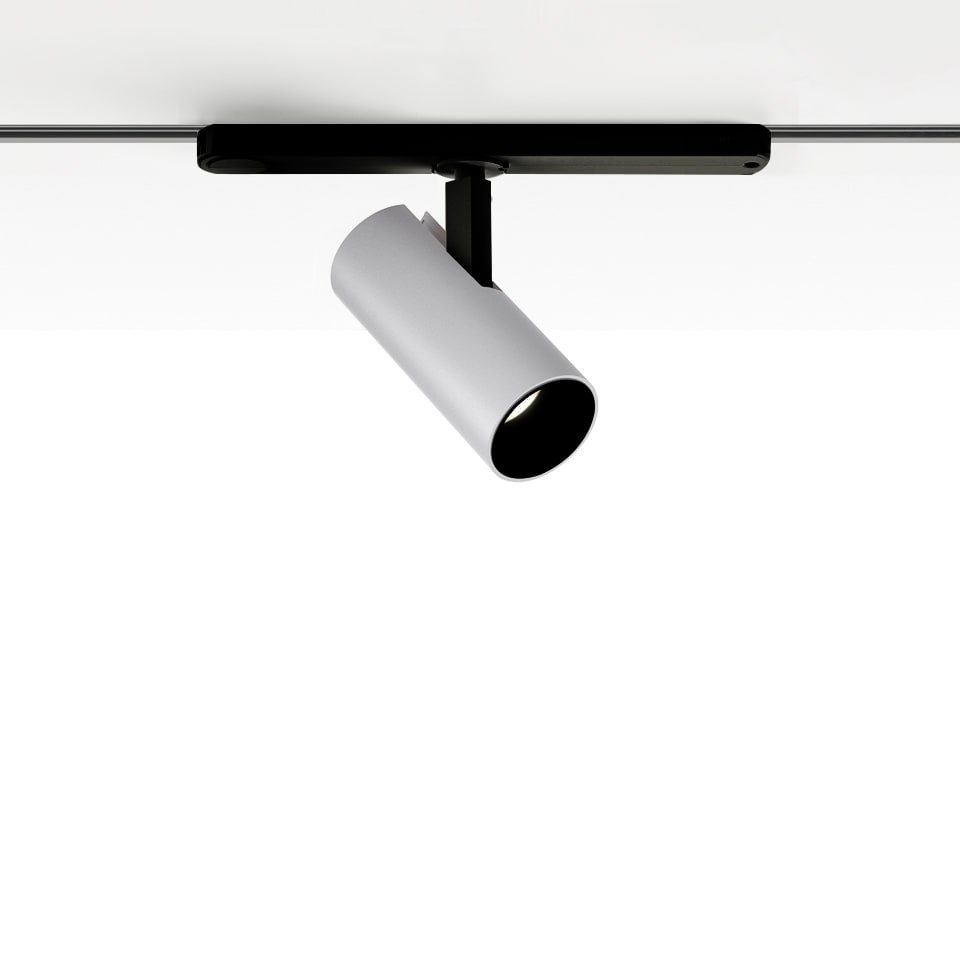 Artemide - VECTOR 40 TRACK 927 WF ND BR.SILVER