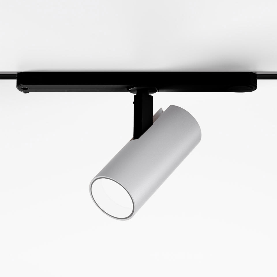 Artemide - VECTOR 55 TRACK ZOOM 930 DALI BR.SILVER