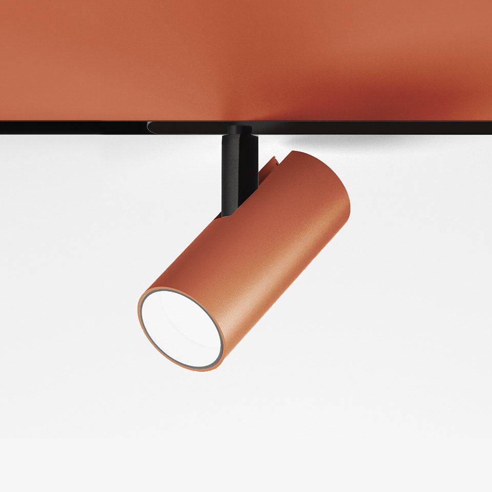 Artemide - VECTOR 55 MAGNET ZOOM 940 DALI BR.COPPER