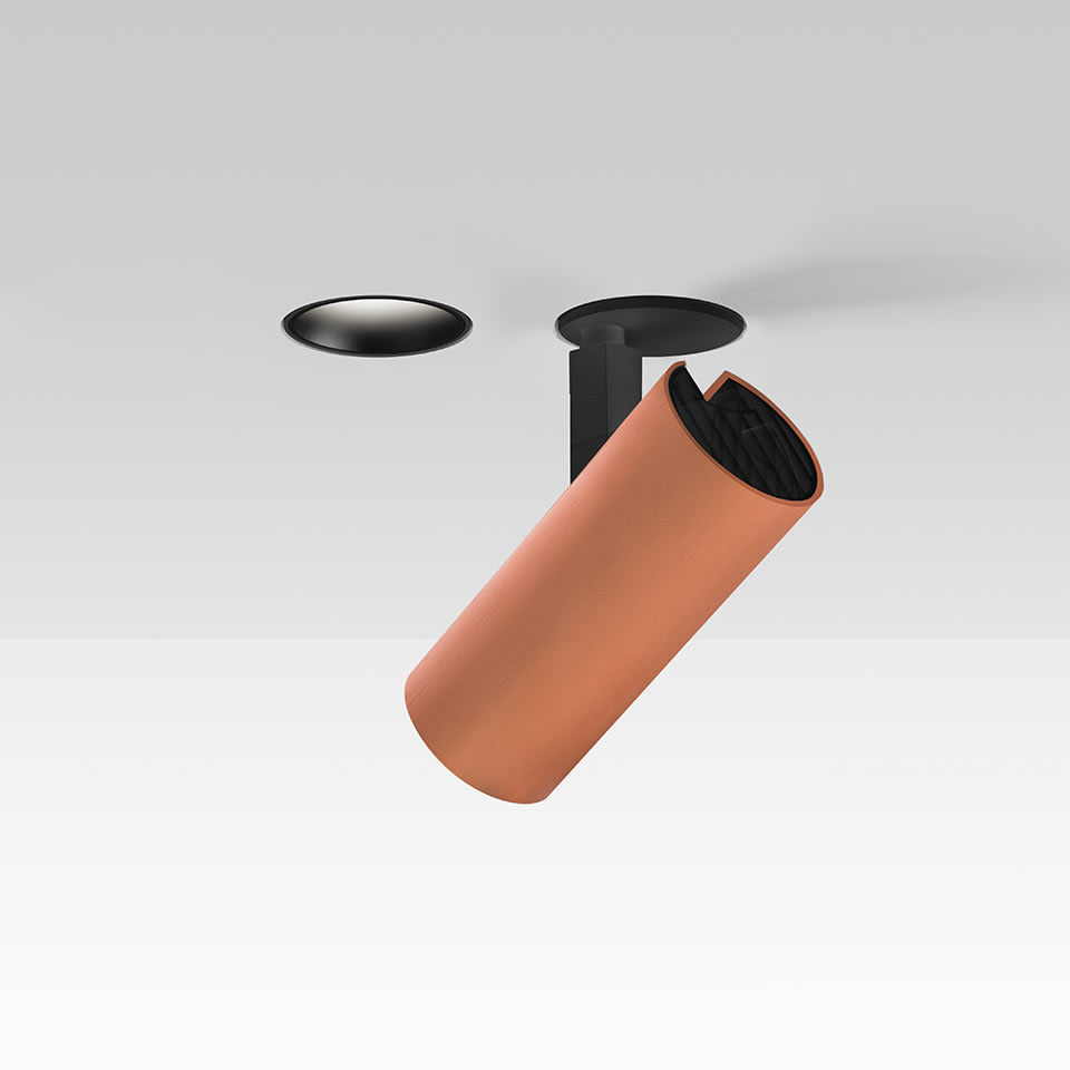 Artemide - VECTOR 55 RECESSED 927 SP BR.COPPER