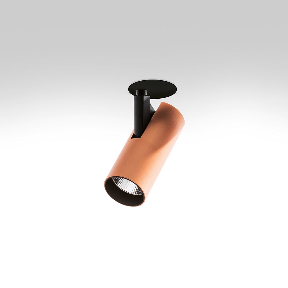 Artemide - VECTOR 40 SEMI-REC 930 FL BR.COPPER