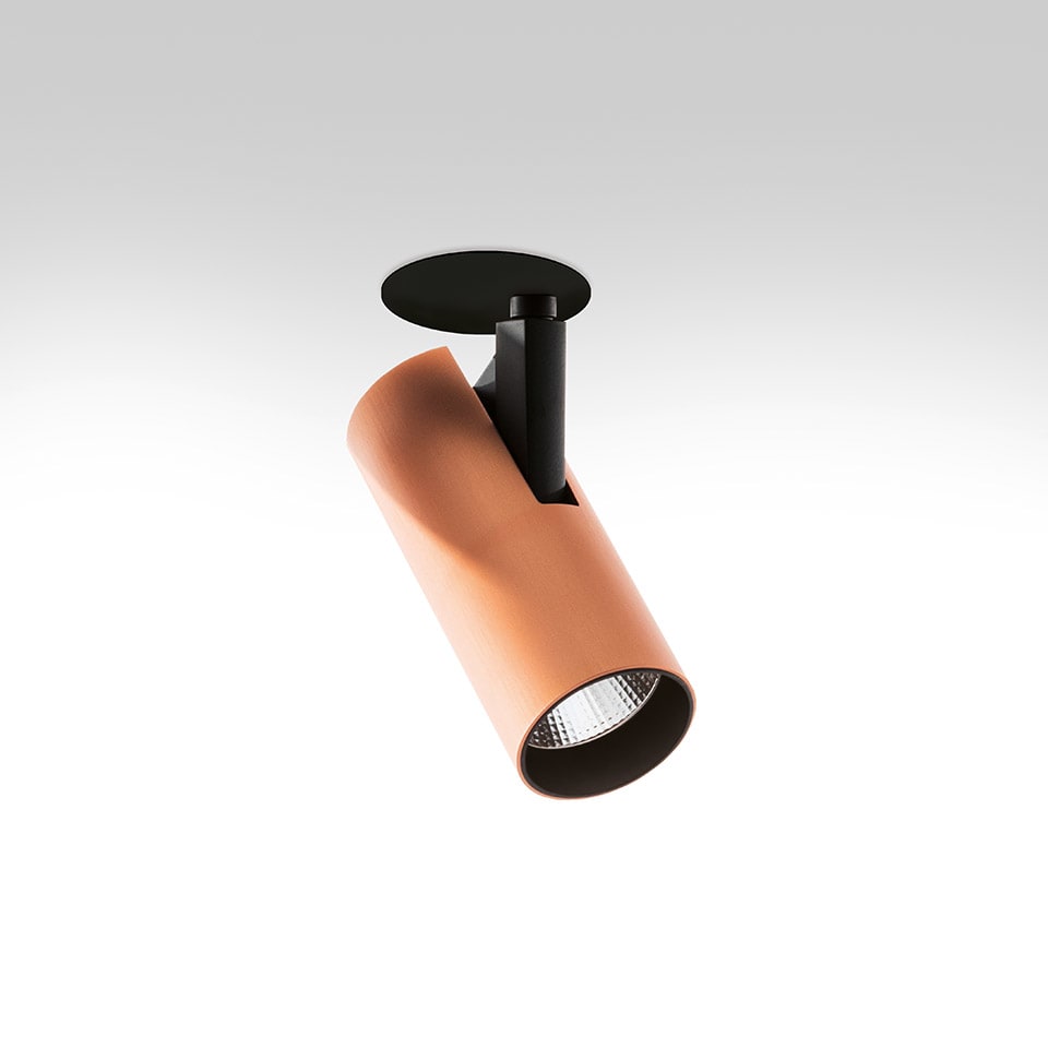 Artemide - VECTOR 55 SEMI-REC 930 FL BR.COPPER