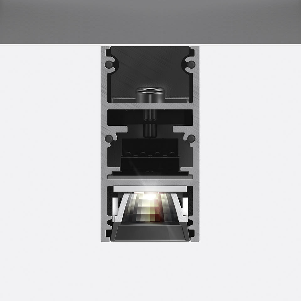 Artemide - A.24 PLAF. MOD.SHARP 2700K FL 2352mm BLK