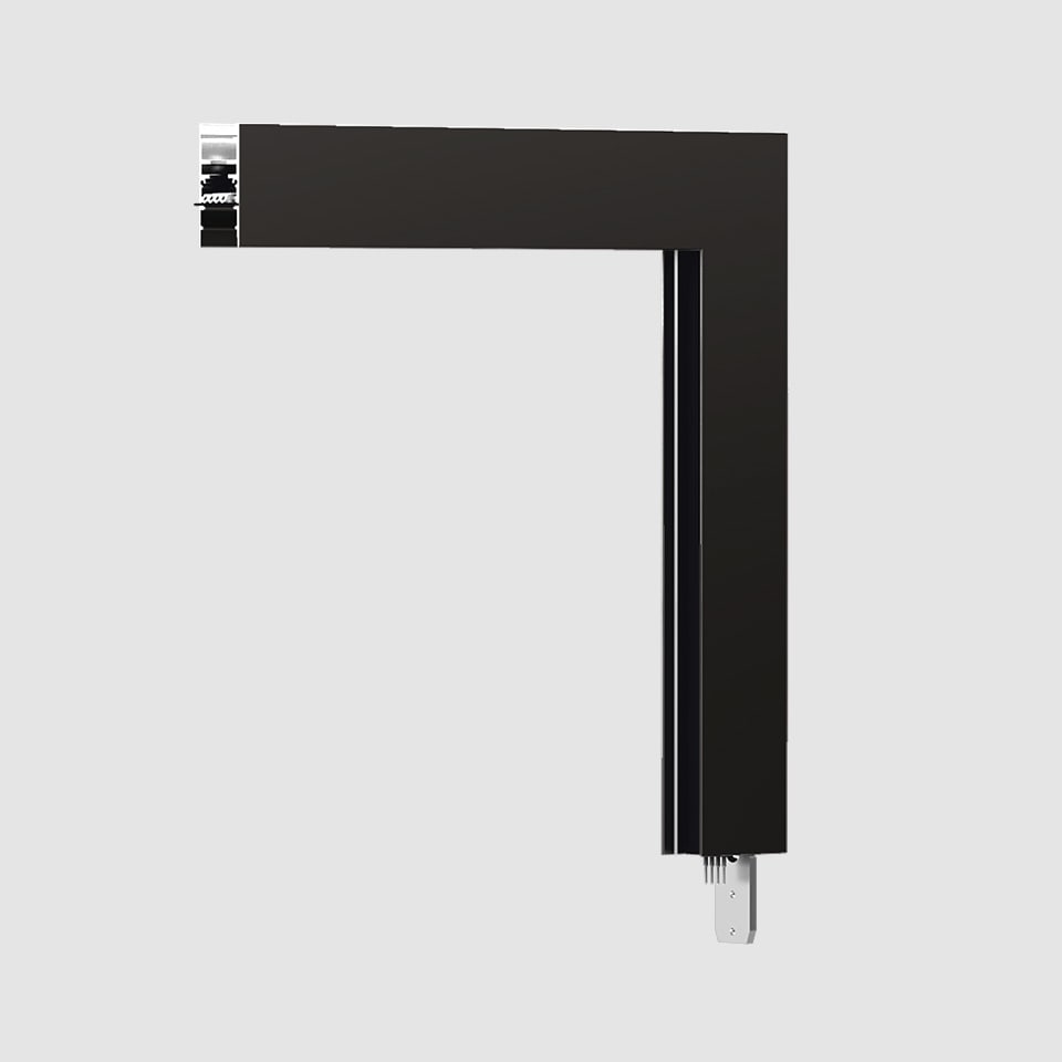 Artemide - A.24 PLAF. ANGOLO BIN. 90 PERP. BLACK